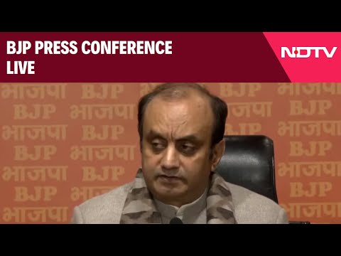 BJP LIVE | BJP Press Conference Live | BJP National Spokesperson Sudhanshu Trivedi Addresses Media