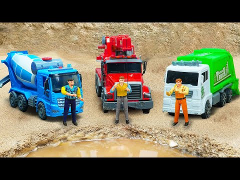 Mega RC Trucks RC Heavy Haulage Transport RC Volvo Lesu BL71 RC Wheel Loader Dozer |Enjo mini farm