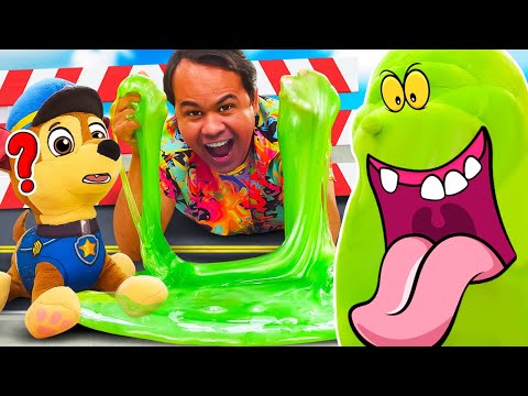 Patrulha Canina na Limpeza: Slime na Estrada - Vídeo Infantil