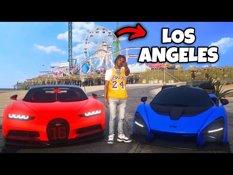 Taking a trip to LA in GTA 5 RP..