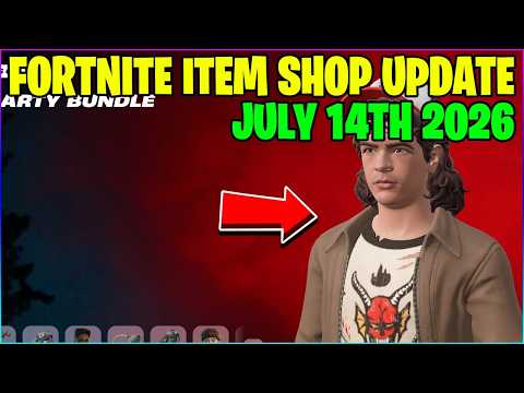*NEW* STRANGER THINGS IS BACK! Fortnite Item Shop [July 14th, 2026] (Fortnite Season 3)