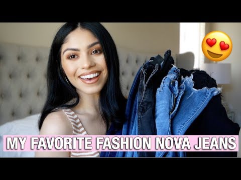 THE BEST FASHION NOVA JEANS TRY ON