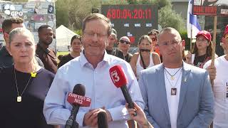 President Herzog to the international media: Stop being a bunch of hypocrites, put pressure on Hamas