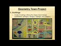 Exploring Geometry Town Concepts