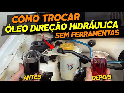 FAÇA VOCÊ MESMO! Como fazer a troca do Óleo da Direção Hidráulica em casa!