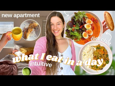 VLOG | what I eat in a day! ( new place🌸 + recipes🍛 + mini Q&A diet chat )