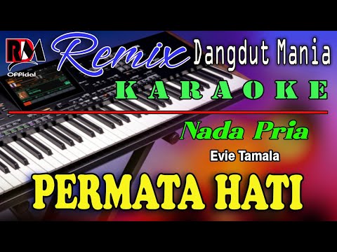 Permata Hati - Karaoke (Nada Pria) Evie Tamala || Dj Mix Dut Orgen Tunggal