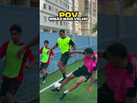 Irmão mais velho😂 #futebol #humor