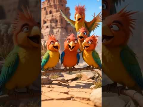 “A Turtle Takes Flight on a Bird’s Back — Sky Turns Magical!” #ai #shorts