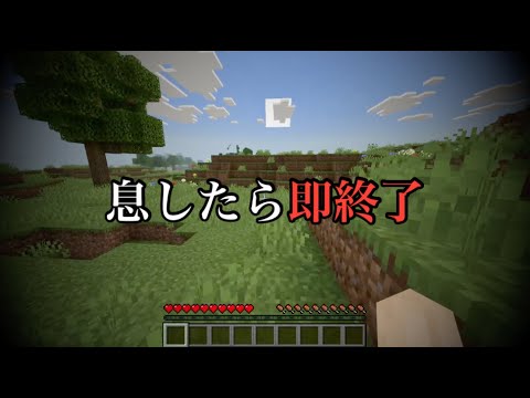 息したら即終了マインクラフト