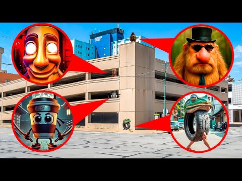 TENTEI VENCER O ESTACIOMENTO DE BRAINROTS *CADA ANDAR UM BRAINROT NOVO*