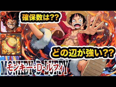 "新時代"のぶっ壊れキャラ『モンキー・D・ルフィ』は最低何体確保するべき？強いところは？【パズドラ】