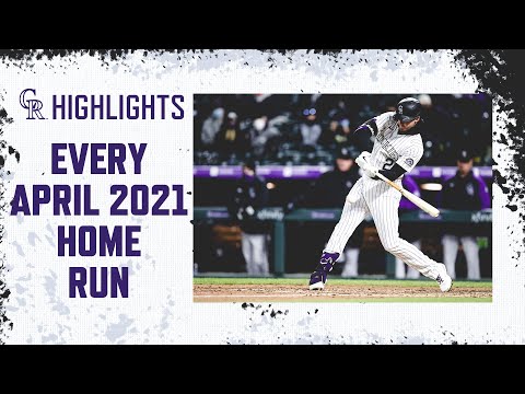 Every Home Run in April 2021 (30!) video clip 