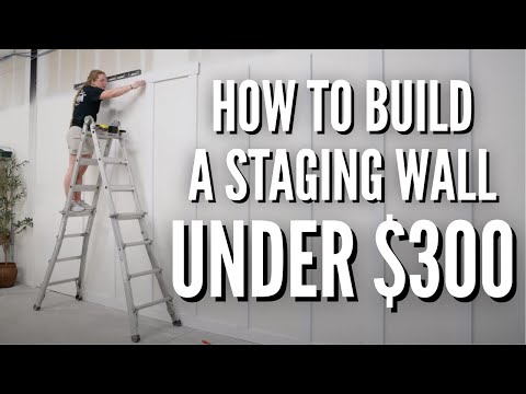 Building A Board & Batten Staging Wall in the NEW SHOP