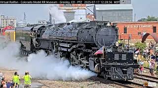 Union Pacific Big Boy 4014 on the New Greeley, Colorado Train Camera!