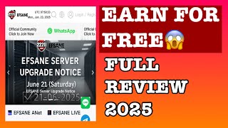 EARN FOR FREE! NEW EARNING WEBSITE | EFSANE TUTORIAL 2025