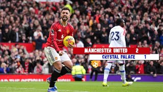 Manchester United vs Crystal Palace MATCH REACTION!!!