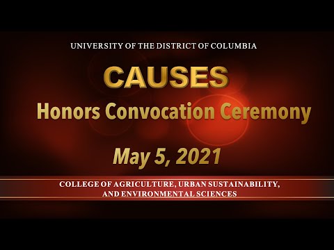 CAUSES 2021 Honors Convocation