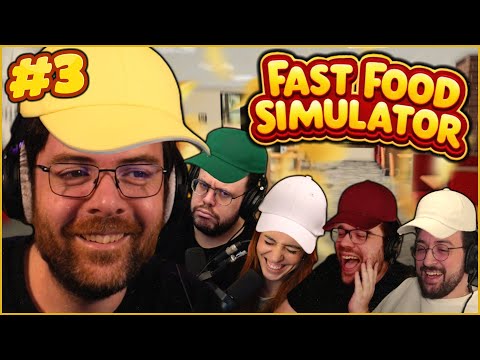 FAST FOOD SIMULATOR #3 ft. Antoine Daniel, Mynthos, AngleDroit & Etoiles ! (Best-of Twitch)
