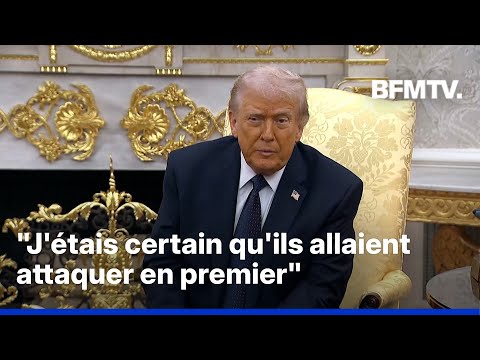 Donald Trump explique pourquoi Israël et les États-Unis ont attaqué l'Iran en premier