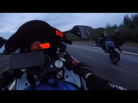 Suzuki GSXR 1000 & Yamaha MT10 | 3AM Highway Shenanigans