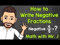 Understanding Negative Fractions