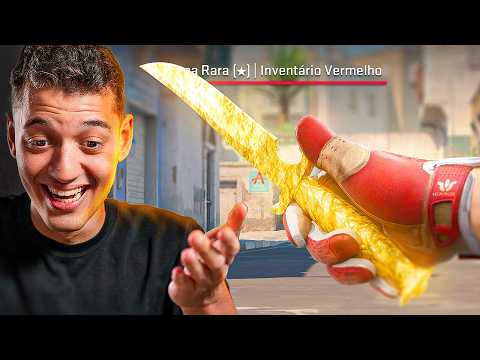 EU CONSEGUI A FACA DOS SONHOS PRO INVENTÁRIO VERMELHO (a skin mais cara que já tive no CS 2)