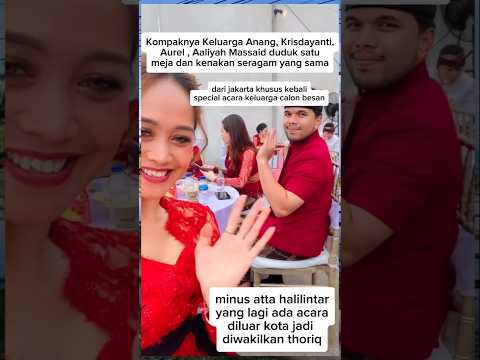Aurel, Thoriq, Aaliyah, keluarga anang, keluarga KD sari jakarta ke bali hadiri acara calon besan