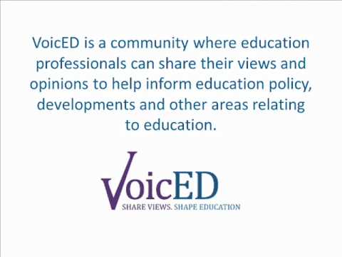 VoicED. Share Views, Shape Education.