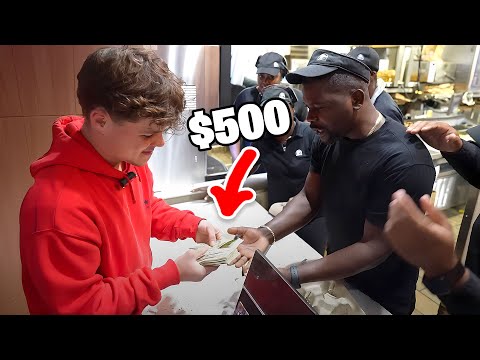 Tipping Fast Food Workers $10,000!