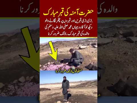 آقا دو جہاں محمد صلی اللہ علیہ وسلم کی والدہ کی قبر مبارک! #Shorts #dailynewpoint #islamicshorts