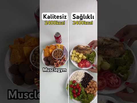 Fitness sağlıklı tabak