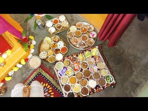 Krishna Janmashtami Celebration ❣️🎊 Bhagwan ko Chappan Bhog lagaya || Padaro Krishna 🎊🎂🎉