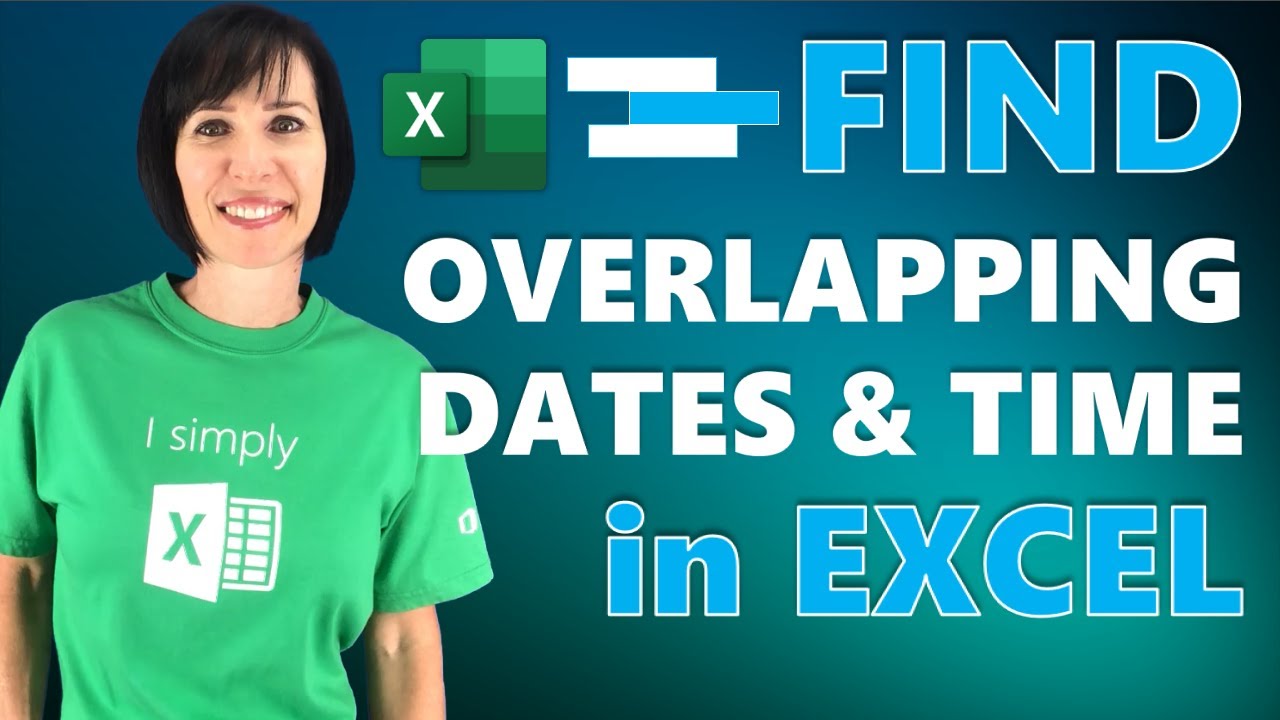 Identify Overlapping Dates and Times in Excel – EASY Formula
