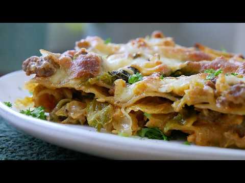 Schnelle Wirsing Lasagne mit Hackfleisch | Rezept | Einfach | Hack Rezepte | Aus dem Backofen