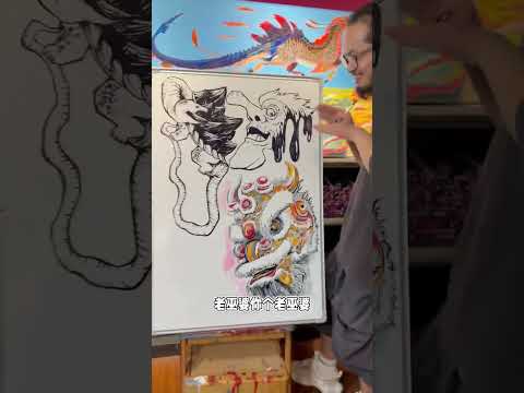 Draw a picture every day and your brain will become younger and younger. Drawing art, children's