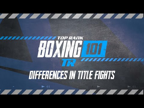 Everything You Need To Know About: The Difference Between Title Fights | BOXING 101