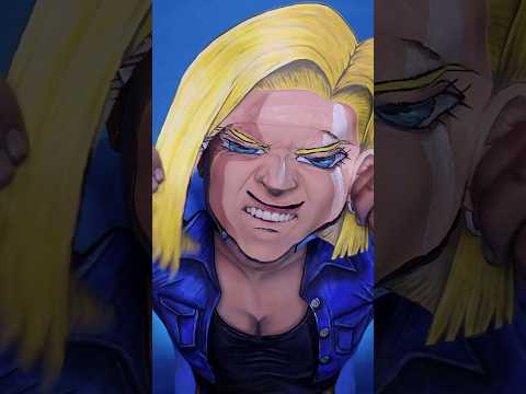 Reverso da número 18 de Dragon Ball