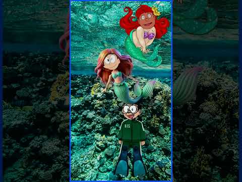 chaien đóng Giả nàng tiên cá trốn zombie #games #doreamon #nobita #shizuka #cartoon #funny