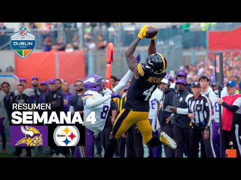 Minnesota Vikings vs. Pittsburgh Steelers | Resumen NFL en español - Semana 4 | NFL Highlights 2025