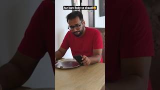 Baby is busy in following trend😝 #niketimsy #husbandwife #funnyshorts #funnycomedy