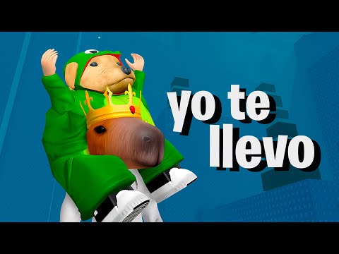 el OBBY de CARREAR a tu AMIGO en ROBLOX