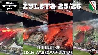 Best of Żyleta 2025/26 🔥 Legia Ultras | Tifos, Pyro & Incredible Atmosphere