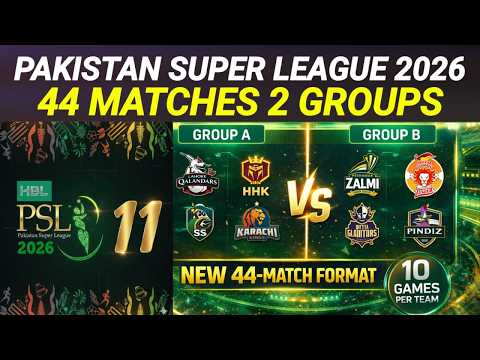 PSL 2026 Format | PSL 11 Updates | PSL 11 Schedule | PSL 2026