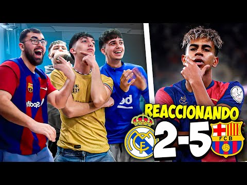 HINCHAS Reaccionan al MADRID 2-5 FC BARCELONA. ¡Madridistas acaban muteados!