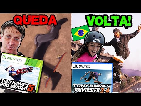 A QUEDA E A VOLTA DE TONY HAWK NOS GAMES (RAYSSA NO TONY HAWK PRO SKATER 3+4)