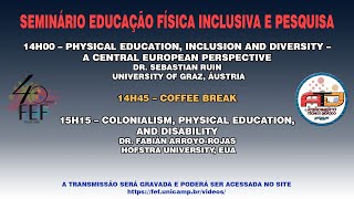 Seminário Educação Física Inclusiva e Pesquisa