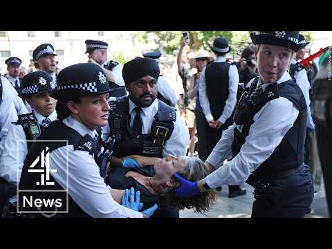 At least 41 people arrested at protest supporting Palestine Action
