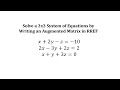 Understanding Augmented Matrices and Solutions