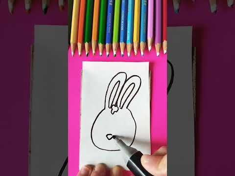 🐰🐇 🥕#short #diy #dibujosfaciles  #drawing #easydrawings #youtubeshortd